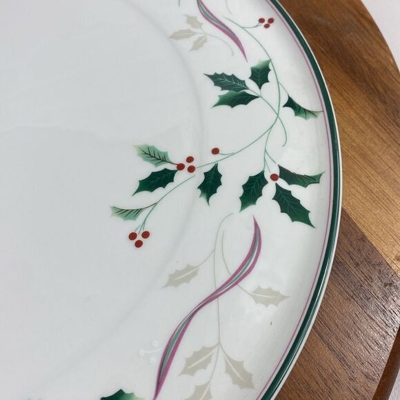 Christopher Stuart Holiday Splendor Cake Plate 13" - Picture 5 of 8